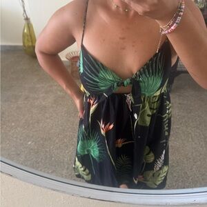 Zara Tropical Print Dress